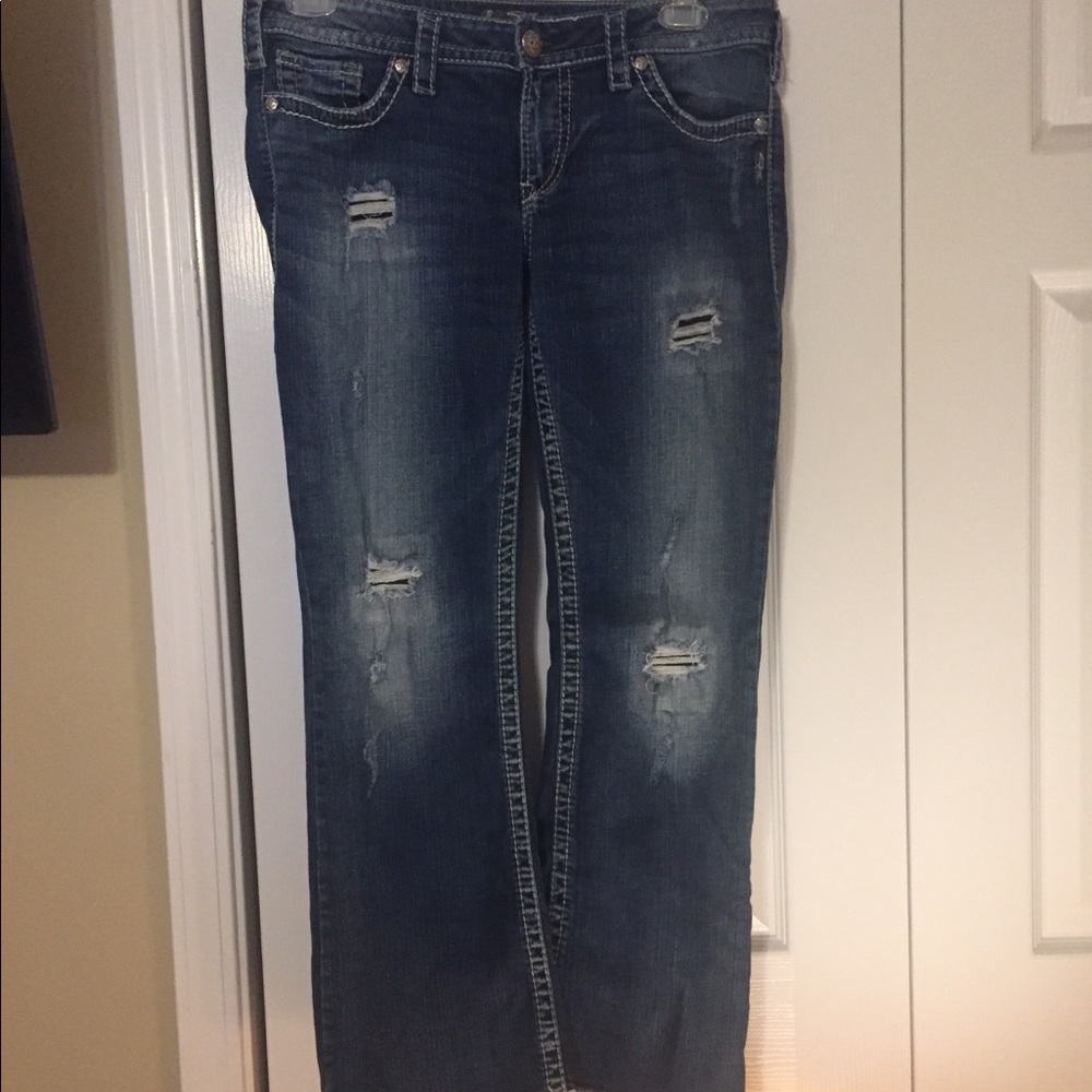 Silver Pioneer Jeans
